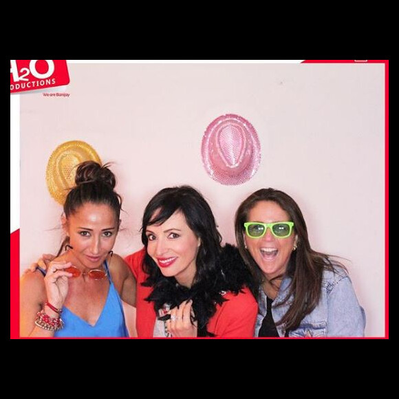 Cathy Lantuejoul, Géraldine Maillet et Valérie Bénaïm à la soirée H2O à Paris, le 21 juin 2018.