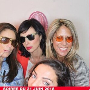 Valérie Bénaïm, Rachel Bourlier, Géraldine Maillet et Francesca Antoniotti à la soirée H2O à Paris, le 21 juin 2018