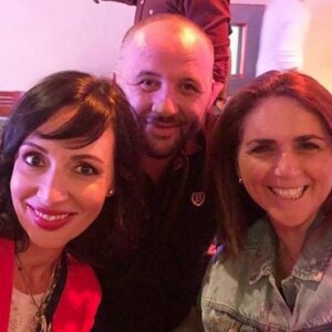 Géraldine Maillet, Mokhtar et Valérie Bénaïm à la soirée H2O à Paris, le 21 juin 2018