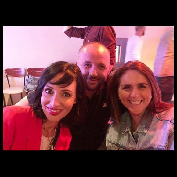 Géraldine Maillet, Mokhtar et Valérie Bénaïm à la soirée H2O à Paris, le 21 juin 2018