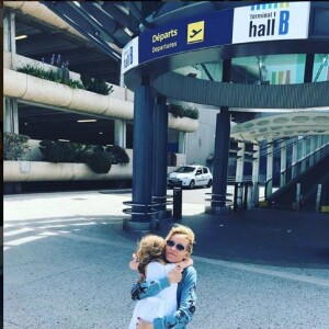 Rebecca Hampton et sa fille Eléa, Instagram, 22 avril 2018