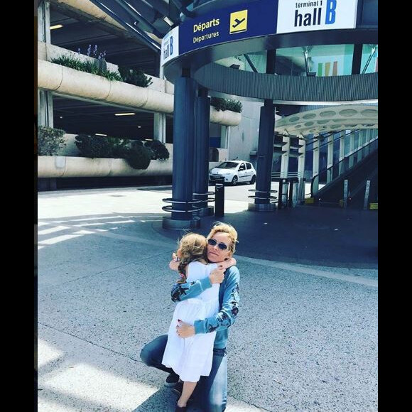 Rebecca Hampton et sa fille Eléa, Instagram, 22 avril 2018
