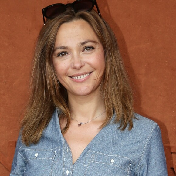 Sandrine Quétier au village des Internationaux de France de Tennis de Roland Garros à Paris le 2 juin 2018. © Dominique Jacovides-Cyril Moreau / Bestimage