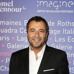 Bernard Montiel - Le professeur S. Lyonnet, président de l'Institut des maladies génétiques, et le galériste K. Mennour ont organisé la soirée "Heroes for Imagine", une grande vente aux enchères d'oeuvres d'art animée par G. Elmaleh et dirigée par le président de Christie's F. de Ricqlès à l'institut Imagine, dans le XVe arrondissement de Paris. Paris, le 12 Février 2018. © Dominique Jacovides/Bestimage