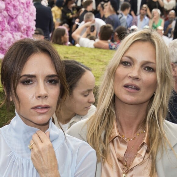 Victoria Beckham, Kate Moss - People au défilé de mode Dior Homme collection Printemps-Eté 2019 à la Garde Républicaine lors de la fashion week à Paris, le 23 juin 2018. © Olivier Borde/Bestimage