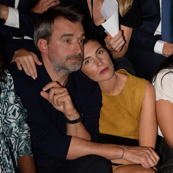 Alessandra Sublet et son mari Clément Miserez - Soirée de la 9ème édition du "Etam Live Show" (Etam Lingerie) lors de la fashion week à Paris, le 27 septembre 2016. La marque Etam fête ses 100 ans en 2016. © Rachid Bellak/Bestimage