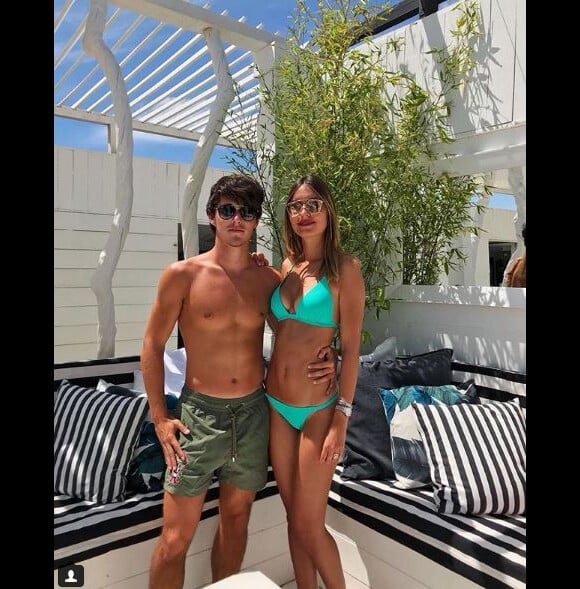 Dylan Deschamps et sa compagne Mathilde sur Instagram le 12 juin 2018.