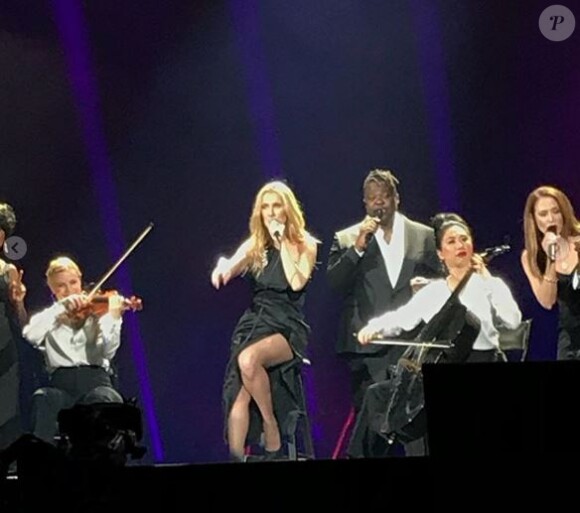 Céline Dion sur scène à Tokyo le 26 juin 2018