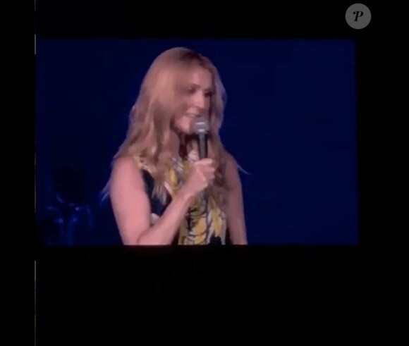 Céline Dion en concert à Tokyo le 26 juin 2018