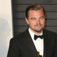 Leonardo DiCaprio (Oscar du meilleur acteur pour le film "The Revenant") - People à la soirée "Vanity Fair Oscar Party" après la 88ème cérémonie des Oscars à Hollywood, le 28 février 2016.28/02/2016 - Hollywood
