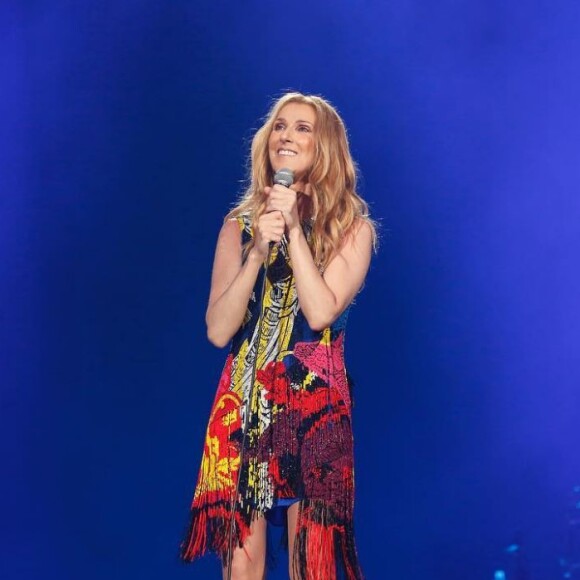 Céline Dion sur scène à Tokyo, le 26 juin 2018