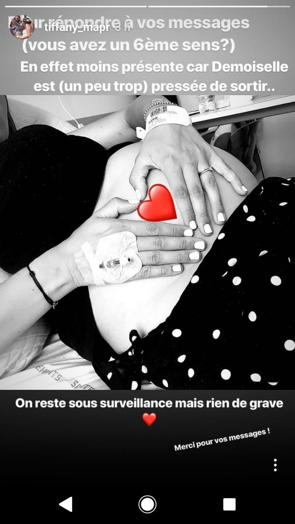 Tiffany de "Mariés au premier regard" à l'hôpital, 28 juin 2018 - Instagram