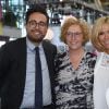 Mounir Mahjoubi, secrétaire d'Etat, chargé du Numérique, Muriel Pénicaud, ministre du Travail et la Première Dame Brigitte Macron (Trogneux) - La Première Dame française assiste au lancement de la fondation Femmes @Numérique pour rééquilibrer la répartition hommes-femmes dans les entreprises des nouvelles technologies à la cité des sciences et de l'industrie à Paris, France, le 27 juin 2018. La Première Dame est venue à la réception et a rencontré plusieurs associations dont elle a salué les "belles initiatives". © Giancarlo Gorassini/Bestimage