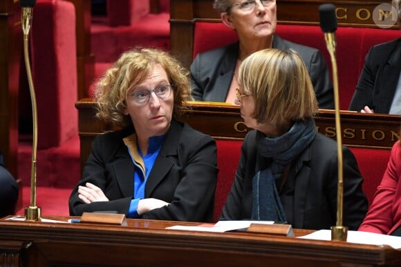 Muriel Pénicaud lors de la séance de question au gouvernement à l'Assemblée Nationale à Paris le 28 mars 2018. © Lionel Urman / Bestimage