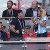 Ronaldo, Diego Maradona et sa compagne Rocio Oliva lors de France-Argentine en 8e de finale de la Coupe du monde de football le 30 juin 2018 à Kazan en Russie. © Cyril Moreau/Bestimage