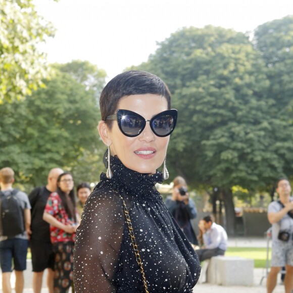 Cristina Cordula au défilé de mode Giambattista Valli haute couture collection automne-hiver 2018-2019 lors de la fashion week à Paris, le 2 juillet 2018. © CVS / Veeren / /Bestimage