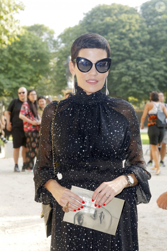 Cristina Cordula au défilé de mode Giambattista Valli haute couture collection automne-hiver 2018-2019 lors de la fashion week à Paris, le 2 juillet 2018. © CVS / Veeren / /Bestimage
