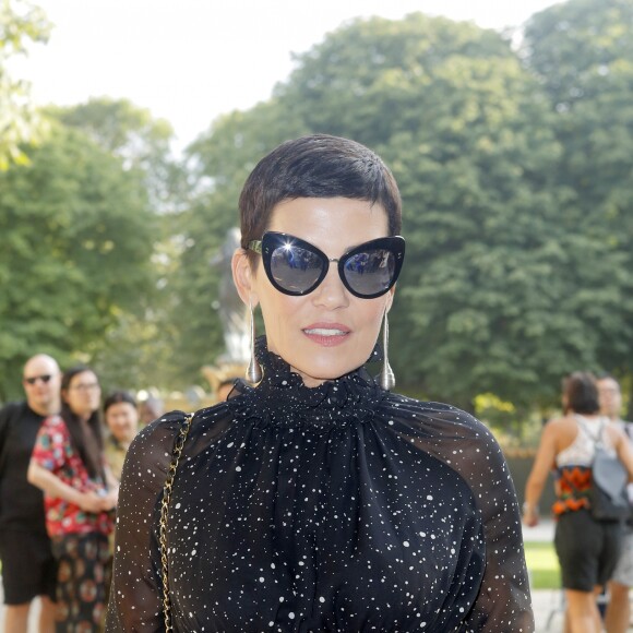 Cristina Cordula au défilé de mode Giambattista Valli haute couture collection automne-hiver 2018-2019 lors de la fashion week à Paris, le 2 juillet 2018. © CVS / Veeren / /Bestimage