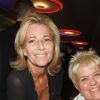 Mimie Mathy et Claire Chazal - Soirée du 90e anniversaire de Line Renaud sur le bateau Potel & Chabot "Pavillon Seine" à Paris le 2 juillet 2018. © Coadic Guirec/Bestimage