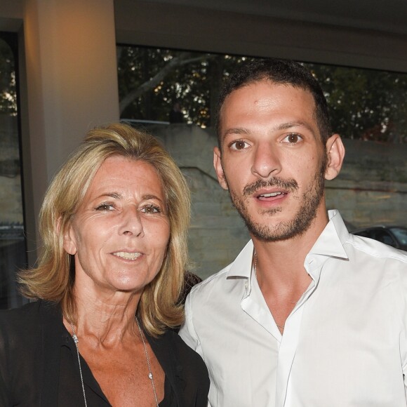 Claire Chazal et Vincent Dedienne - Soirée du 90e anniversaire de Line Renaud sur le bateau Potel & Chabot "Pavillon Seine" à Paris le 2 juillet 2018. © Coadic Guirec/Bestimage