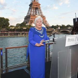 Line Renaud - Soirée du 90e anniversaire de Line Renaud sur le bateau Potel & Chabot "Pavillon Seine" à Paris le 2 juillet 2018. © Coadic Guirec/Bestimage