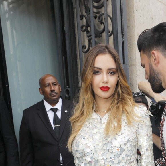 Nabilla Benattia - Défilé de mode "Jean Paul Gaultier", collection Haute-Couture automne-hiver 2018/2019, à Paris. Le 4 juillet 2018 © CVS-Veeren / Bestimage