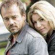 Jean-Paul Boher ( Stéphane Hénon)  et Ariane (Lola Marois) en couple dans "Plus belle la vie" sur France 3.