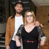 Semi-exclusif - Marilou Berry et son compagnon Alexis (Le Diamantaire artiste street art) - Soirée de lancement de l'appareil photo Instax SQ6 de Fujifilm à l'Instax Square House à Paris le 24 mai 2018. © Giancarlo Gorassini/Bestimage