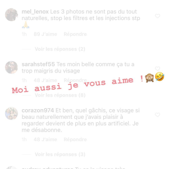 Caroline Receveur répond à ses détracteurs - 5 juillet 2018, Insta Story