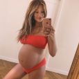 Caroline Receveur enceinte et rayonnante en bikini - Instagram, 26 juin 2018
