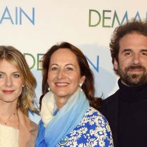 Mélanie Laurent, Ségolène Royal et Cyril Dion - Avant première du film "Demain" au cinéma UGC Normandie à Paris, le 1er décembre 2015. © Coadic Guirec/Bestimage