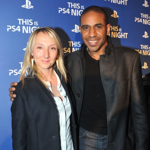 Audrey Lamy et Loup-Denis Elion - Soirée de lancement de la console Playstation 4 Sony au centre culturel alternatif Electric à Paris le 28 novembre 2013.