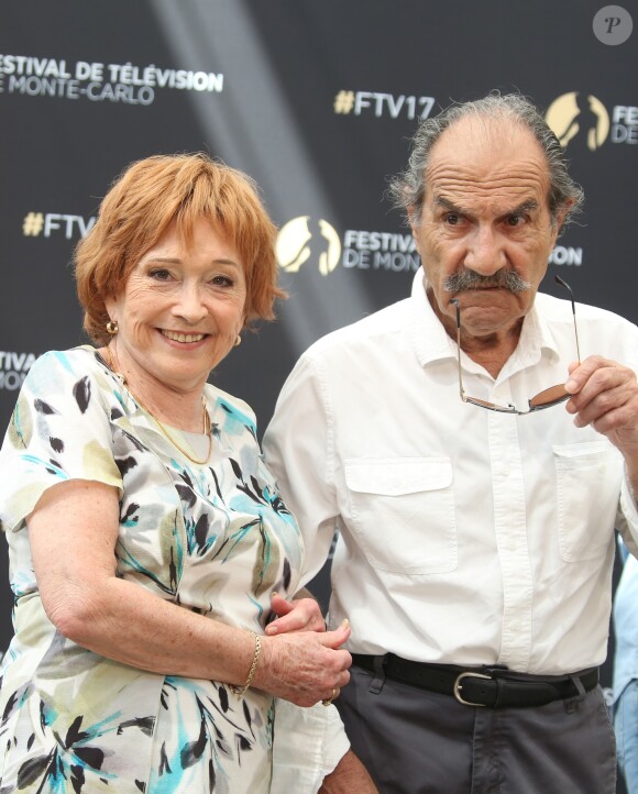 Gérard Hernandez et Marion Game - 57ème Festival de télévision de Monte-Carlo, le 17 juin 2017. © Denis Guignebourg/Bestimage