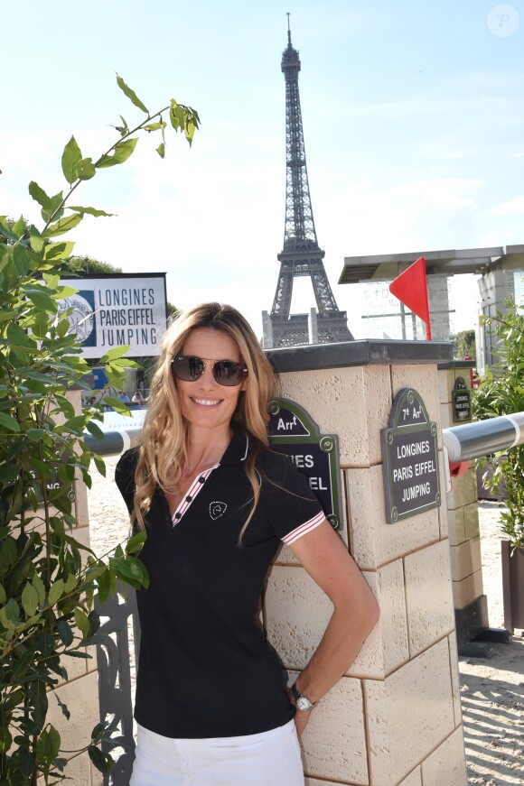 Exclusif - Sophie Thalmann lors du Longines Paris Eiffel Jumping au Champ de Mars à Paris, le 6 juillet 2018. © Perusseau/Veeren/Bestimage