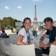 Exclusif - Jessica Springsteen, Lorenzo de Luca - People - Longines Paris Eiffel Jumping au Champ de Mars à Paris, le 6 juillet 2018. © Veeren/Perusseau/Bestimage