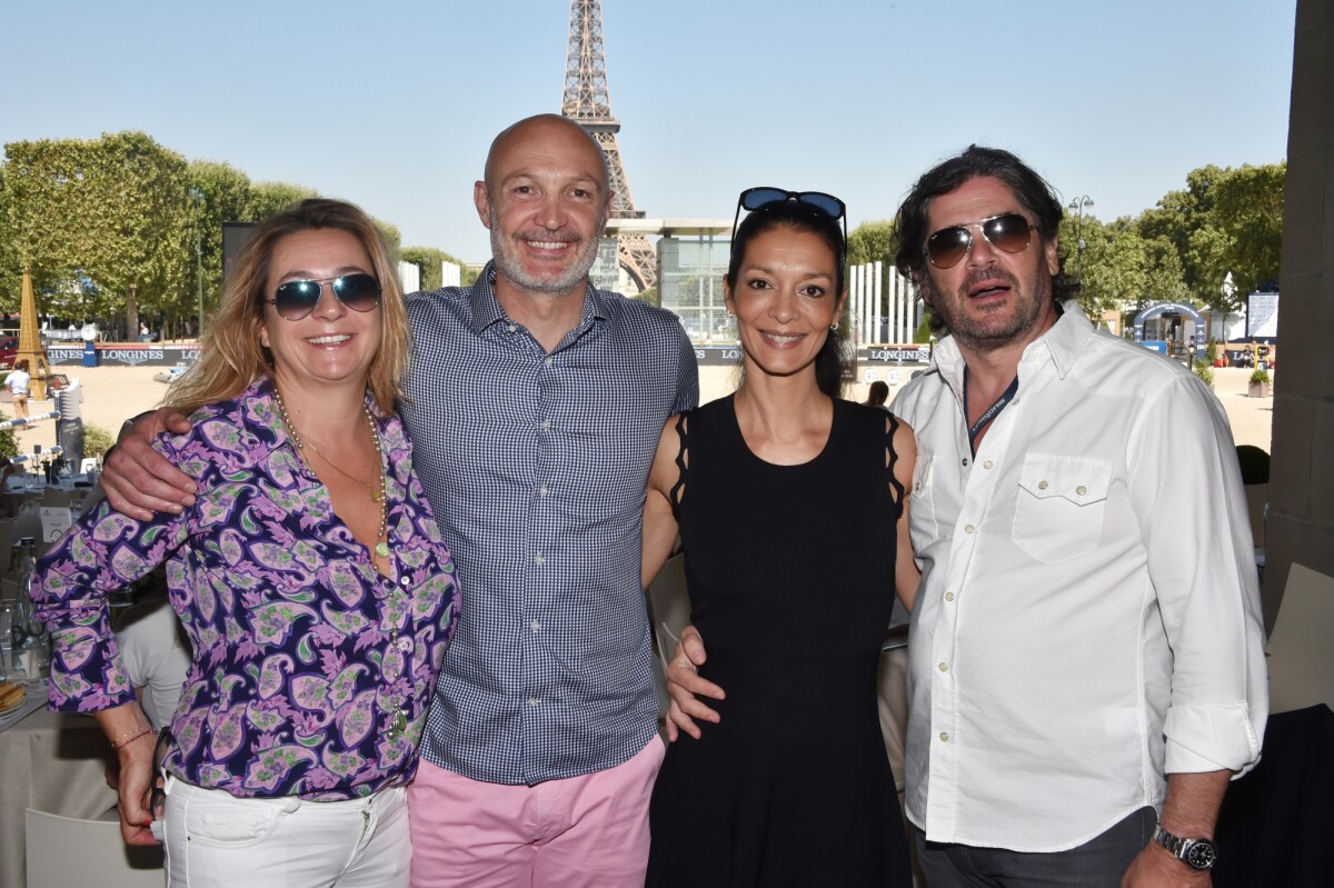 Photo Exclusif Frank Leboeuf Et Sa Femme Chrislaure Nollet Entre Coco Coupérie Eiffel Et 