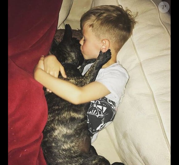 Amélie Neten et son fils Hugo - Instagram, juin 2018