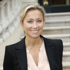 Semi-Exclusif - Anne-Sophie Lapix lors du dîner de gala caritatif pour l'association "Autistes Sans Frontières" à l'hôtel Marcel Dassault à Paris, le 14 juin 2018. © Marc Ausset-Lacroix/Bestimage