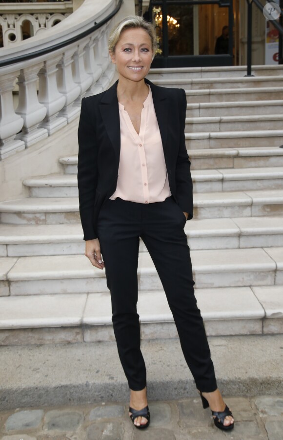 Semi-Exclusif - Anne-Sophie Lapix lors du dîner de gala caritatif pour l'association "Autistes Sans Frontières" à l'hôtel Marcel Dassault à Paris, le 14 juin 2018. © Marc Ausset-Lacroix/Bestimage