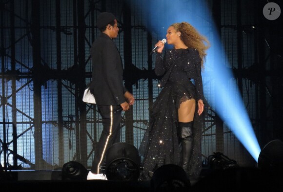 Beyonce et Jay Z en concert à Cardiff pour leur tournée "On the Run Tour II" le 6 juin 2018