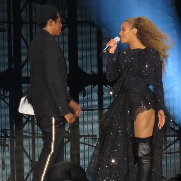 Beyonce et Jay Z en concert à Cardiff pour leur tournée "On the Run Tour II" le 6 juin 2018