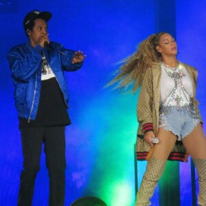 Beyonce et Jay Z en concert à Cardiff pour leur tournée "On the Run Tour II" le 6 juin 2018