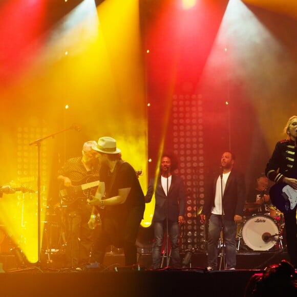 Véronique Sanson en concert pour l'ouverture du festival des Francofolies de La Rochelle, le 11 juillet 2018.