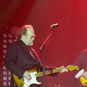 Stephen Stills et Christopher Stills - Véronique Sanson en concert pour l'ouverture du festival des Francofolies de La Rochelle, le 11 juillet 2018.