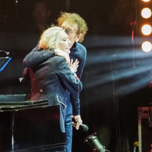 Alain Souchon - Véronique Sanson en concert pour l'ouverture du festival des Francofolies de La Rochelle, le 11 juillet 2018.