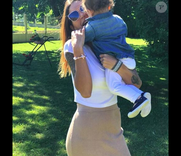 Julia Paredes (Friends Trip) et sa fille Luna - Instagram, 2018