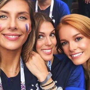 Les Miss France dans tout leurs états après la victoire de l'Equipe de France lors de la Coupe du monde 2018 - 15 juillet 2018