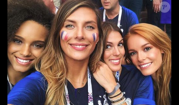Les Miss France dans tout leurs états après la victoire de l'Equipe de France lors de la Coupe du monde 2018 - 15 juillet 2018