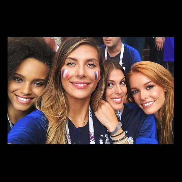 Les Miss France dans tout leurs états après la victoire de l'Equipe de France lors de la Coupe du monde 2018 - 15 juillet 2018