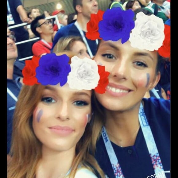 Les Miss France dans tout leurs états après la victoire de l'Equipe de France lors de la Coupe du monde 2018 - 15 juillet 2018